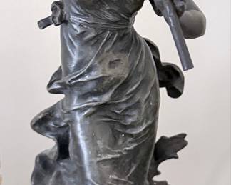 Mathurin Moreau "L'Écho" Bronze Sculpture