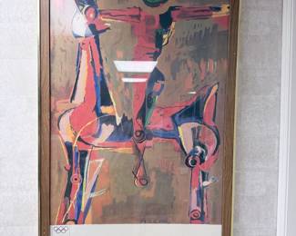 Marino Marini 1972 Munich Olympics Poster