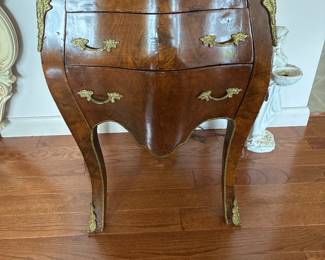 2-French Style Commode Louis XV Style Marble Topped