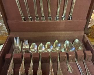 Vintage silver plated flatware