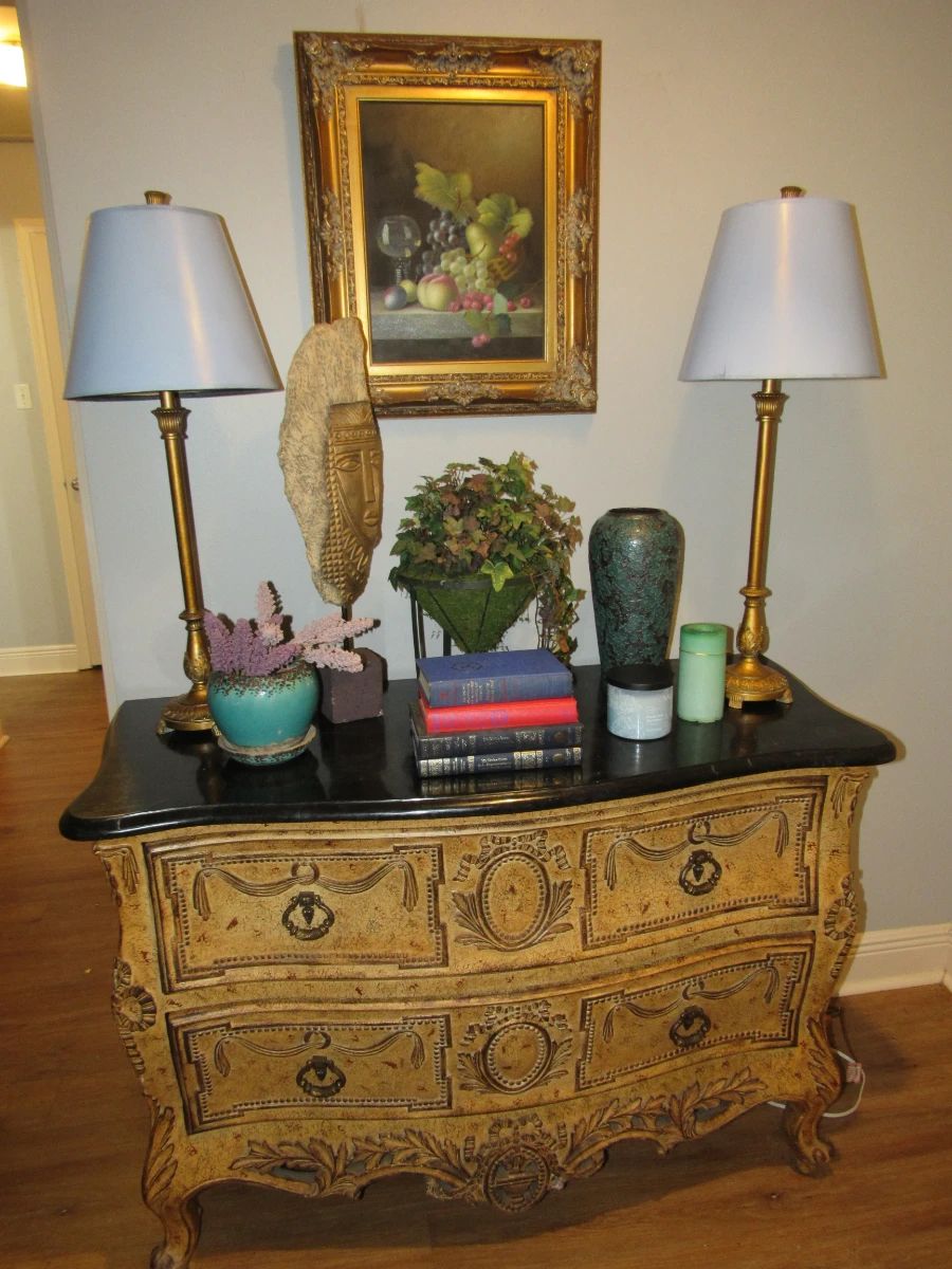 Marble-top server