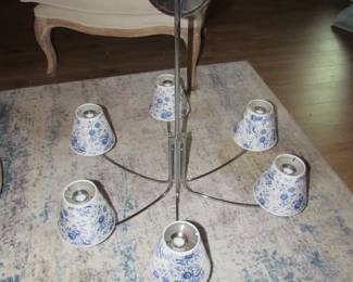 Chrome chandelier