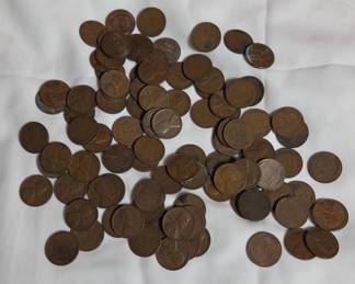 100 Lincoln Wheat Penny Collection