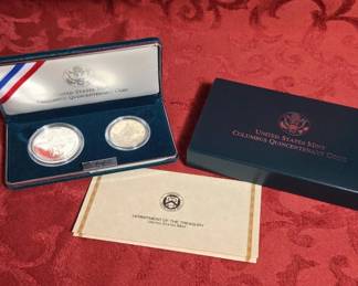 1992 US Mint Columbus Quincentenary Coin Set