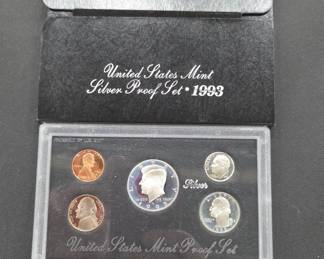 1993 U.S. Mint Silver Proof Coin Set