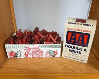 Winchester AA 12 Gauge Shotgun Shell Hulls and WAD