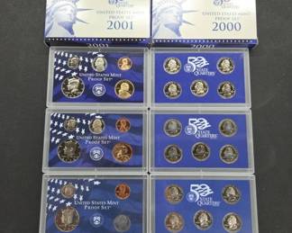 1999–2001 US Mint Proof Coin Sets