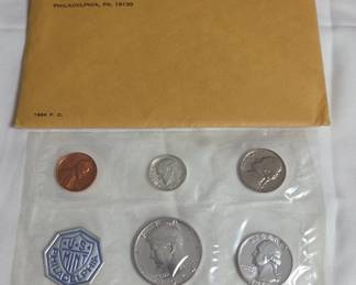 1964 U.S. Mint Philadelphia Silver Proof Set