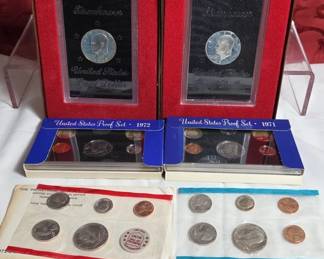 U.S. Proof and Mint Coin Sets 1971–1972