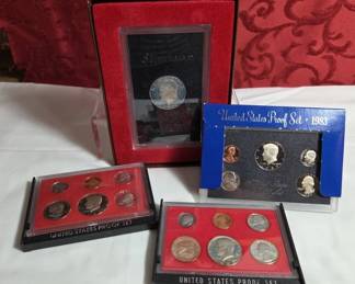 U.S. Proof Coin Sets 1971–1983 Assortment