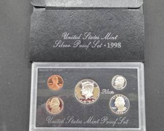 1998 United States Mint Silver Proof Set