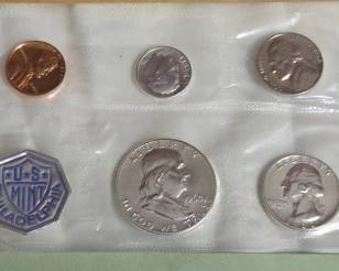 1960 Silver U.S. Proof Coin Set Philadelphia Mint