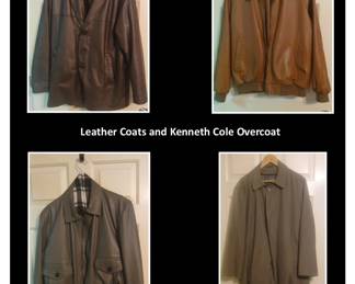 Leather Coats / Men's Overcoat