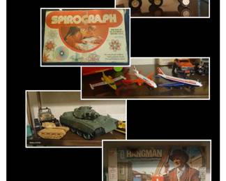Vintage Toys & Boardgames / Metal Airplanes / Vintage GI Joe / Metal Bubble Yum Truck