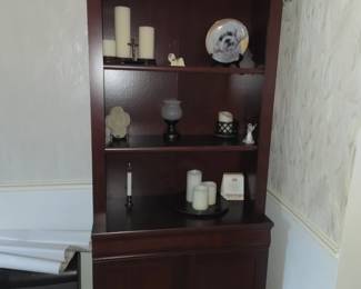 Bookcase with bottom storage