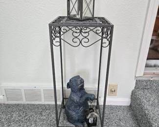 Plant stand, lantern