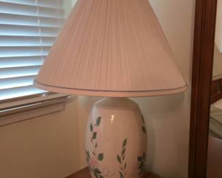 Pottery lamp