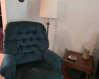 Recliner & end table