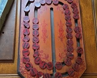 Victorian child's spelling board