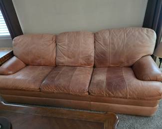 Leather sofa