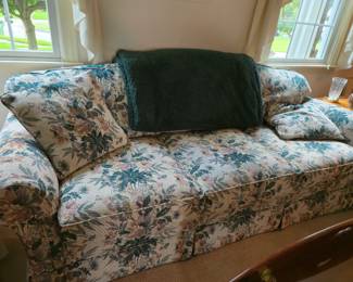 Floral sofa