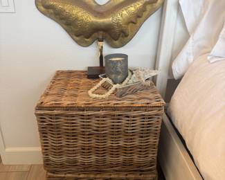 Pair of Wicker Trunks