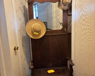 Antique Hall Tree