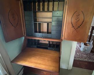 Interior of desk