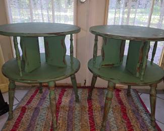 Distressed Twin Tables