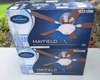 Pair Of Harbor Breeze Mayfield Celiling Fan