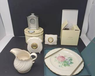 Assorted Collection of Five 5 Lenox Tableware or Decor Items, Some w Original Packaging