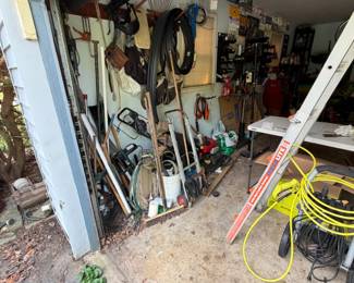 garage - tools ladders more