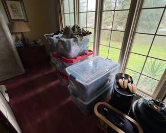 clothes, shoe trees and more random stuff