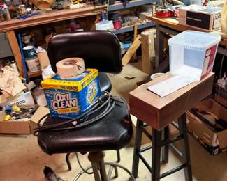 shop chairs & stool, tools and hardware