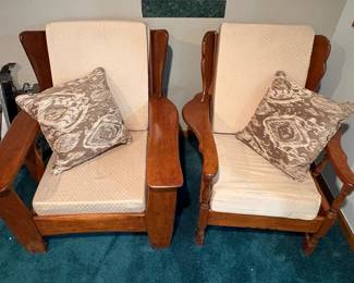 Vintage mid-century modern lounge chairs