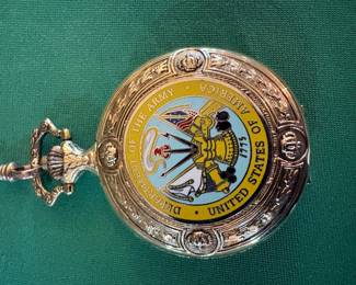 Commemorative U.S. Army pocket watch