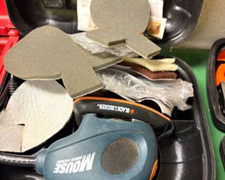 Vintage Black & Decker "Mouse" Detail Sander / Polisher Kit