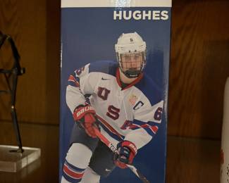 Jack Hughes Team USA Hockey Bobblehead 