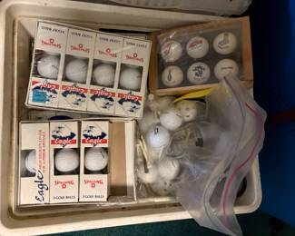 Vintage golf balls