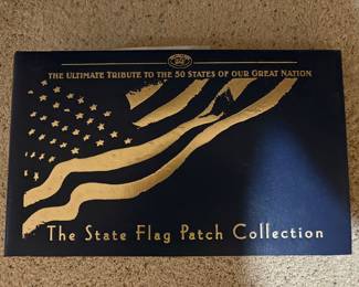 Vintage Willabee & Ward "The State Flag Patch Collection" binder