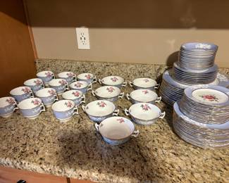 Copeland Spode "Maritime Rose" china set