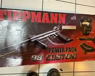 Vintage Tippmann 98 Custom "Power Pack" starter kit box