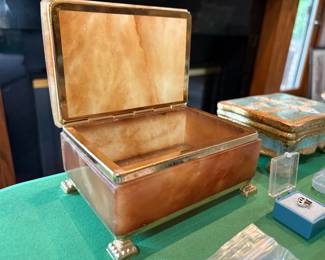 Beautiful wooden jewelry box