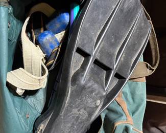 Vintage scuba flippers
