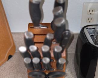 Calphalon knife block set