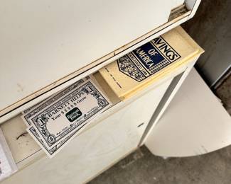 Vintage appliance manuals, booklets, and paper ephemera.