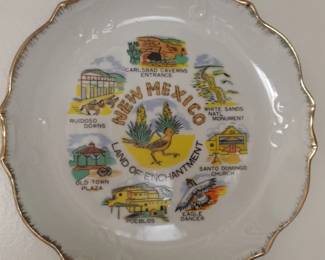Vintage New Mexico Souvenir Collector Plate