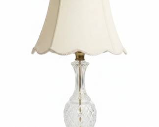 Vintage Waterford Crystal Pineapple Table Lamp