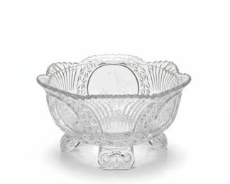 Hofbauer Byrdes Collection Crystal Footed Bowl