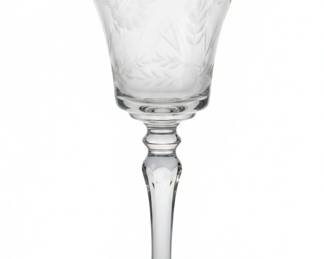 Colony Danube Etched Wine Glass